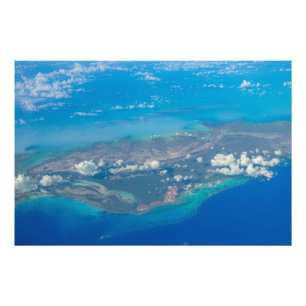 Tropical Blue Caribbean und Island Fotodruck