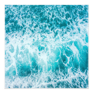 Tropical Blue Ocean Waves Fotodruck