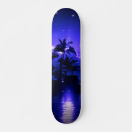 Tropical Blue Skateboard