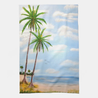 Tropical Blue Sky Geschirrtuch