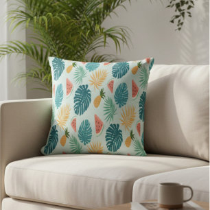 Tropical Blue Watermelon Pillow Kissen