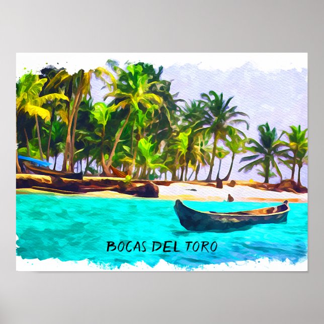 Tropical Bocas del Toro Panama Poster (Vorne)