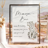 Tropical Boho Tigers Mimosa Bar