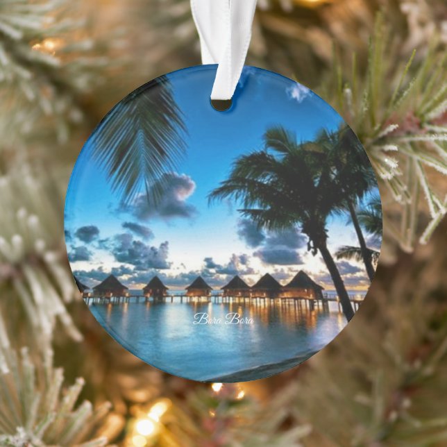 Tropical Bora Bora Ornament (Baum)