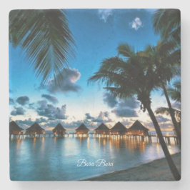 Tropical Bora Bora Steinuntersetzer