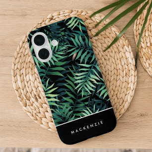 Tropical Botanical Personalisiert iPhone 16 Hülle