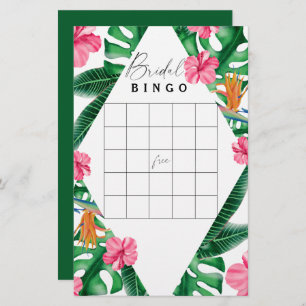 Tropical - Brautparty-Bingo-Spiel