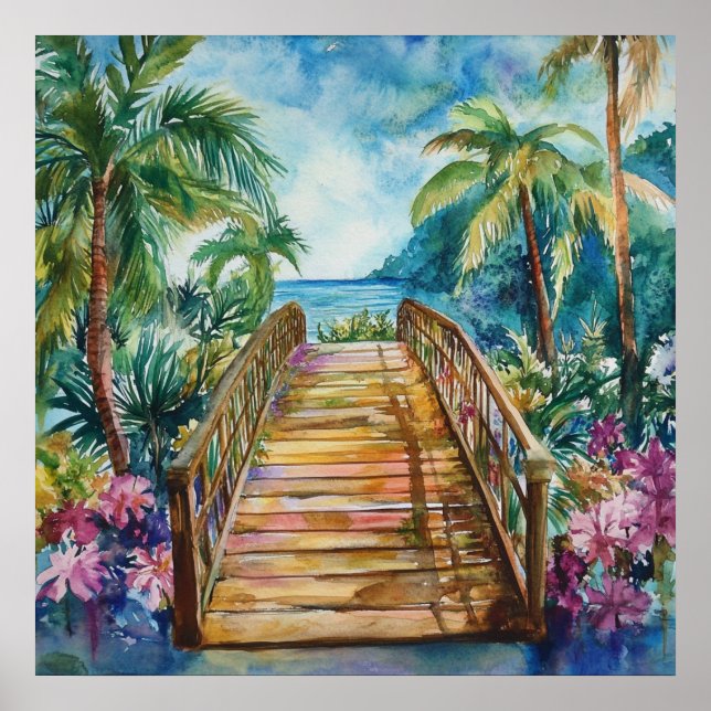 Tropical Bridge Poster (Vorne)
