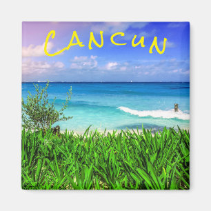 Tropical Cancun Mexico Beach Sea Paradies Magnet