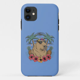 Tropical Capybara Paradise Case-Mate iPhone Hülle