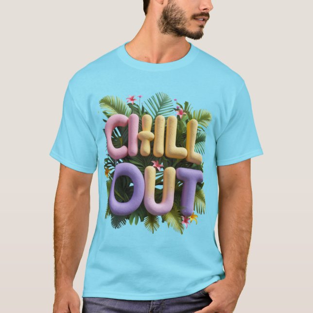 Tropical Chill Out 3D-T - Shirt (Vorderseite)
