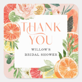 Tropical Citrus Vielen Dank, dass Sie Sticker