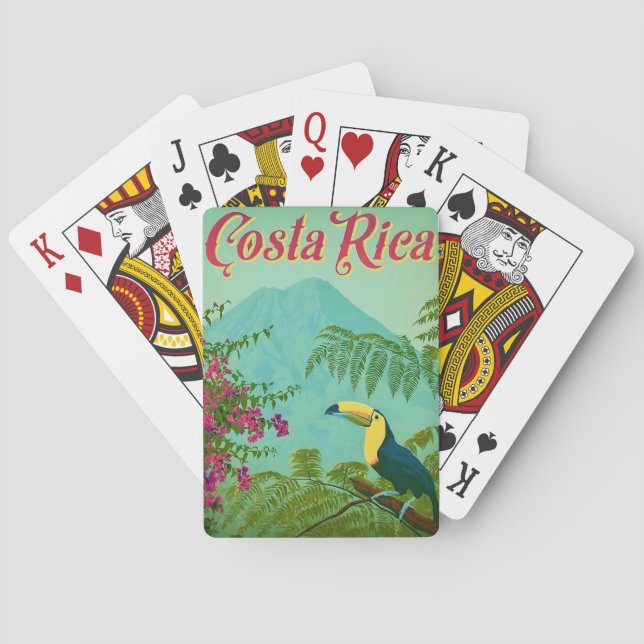 Tropical Costa Rica Playing Cards Spielkarten (Rückseite)