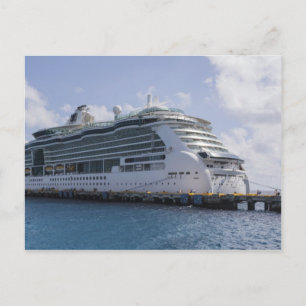 Tropical Cruise Ship Postkarte
