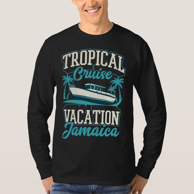 Tropical Cruise Vacation Jamaica Matching Cruise S T-Shirt (Vorderseite)