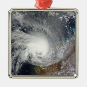 Tropical Cyclone Carlos Ornament Aus Metall