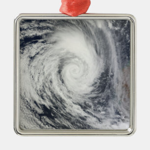 Tropical Cyclone Dianne 2 Silbernes Ornament