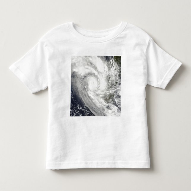 Tropical Cyclone Fanele über Madagaskar Kleinkind T-shirt (Vorderseite)