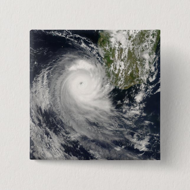 Tropical Cyclone Favio von Madagaskar Button (Vorderseite)