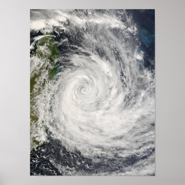 Tropical Cyclone Gamede von Madagaskar Poster (Vorne)