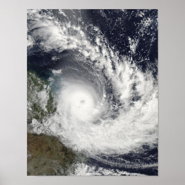 Tropical Cyclone Hamish über Australien Poster (Vorne)