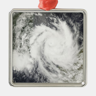 Tropical Cyclone Jokwe Silbernes Ornament