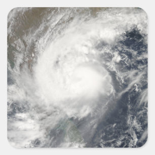 Tropical Cyclone Laila Quadratischer Aufkleber