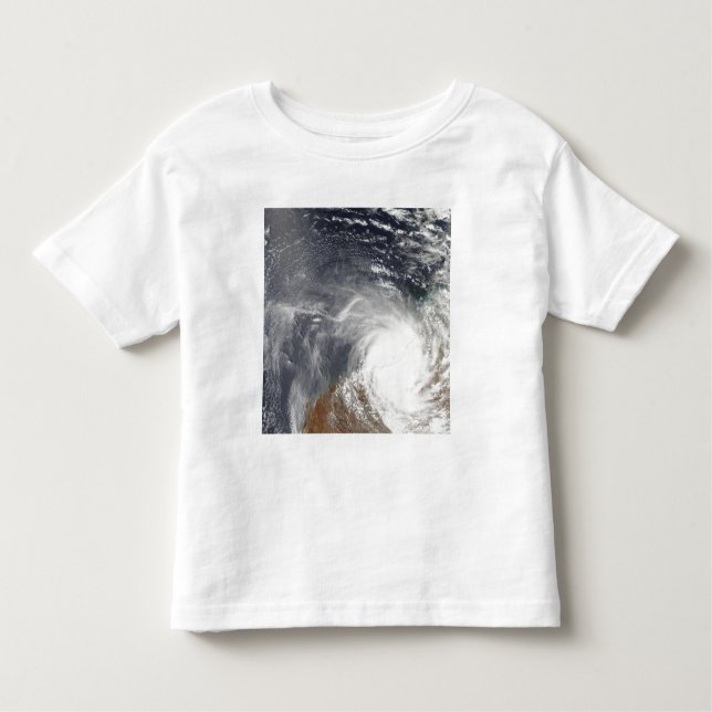 Tropical Cyclone Laurence über Western Australi Kleinkind T-shirt (Vorderseite)
