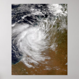 Tropical Cyclone Magda kommt an Land in Australien Poster