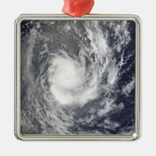 Tropical Cyclone Pat Silbernes Ornament