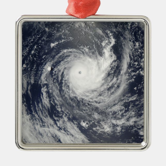 Tropical Cyclone Wilma Silbernes Ornament (Vorne)