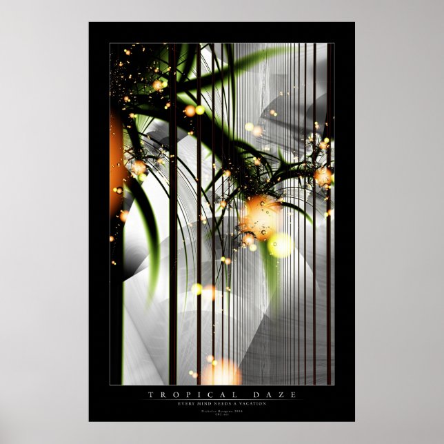 Tropical Daze Poster (Vorne)