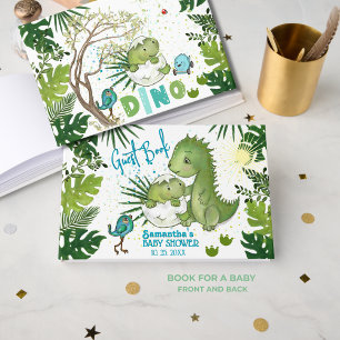 Tropical Dino Baby Showbook Geschichte Gästebuch