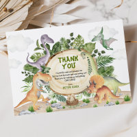 Tropical Dinosaurs Jungle Greenery Baby Dusche