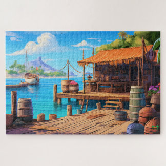 🌅 Tropical Dock Escape Puzzle
