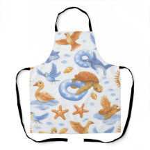 Tropical Dreams All-Over Druck Schürze Geschenk
