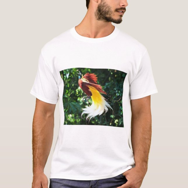 Tropical Elegance-Bird des Paradise Beauty T - Shi T-Shirt (Vorderseite)