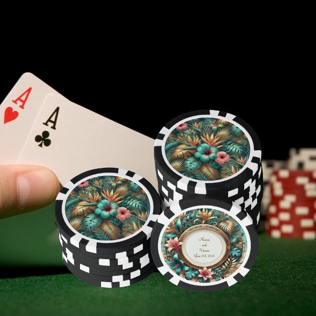 Tropical Elegance Poker Chip (Von Creator hochgeladen)