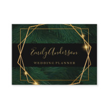 Tropical Elegant Hallo-Karte Gold und Schwarz