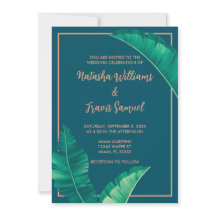 Tropical Elegant Palm Blätter