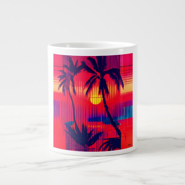 Tropical Escape Fantasy Jumbo-Tasse (Vorderseite)