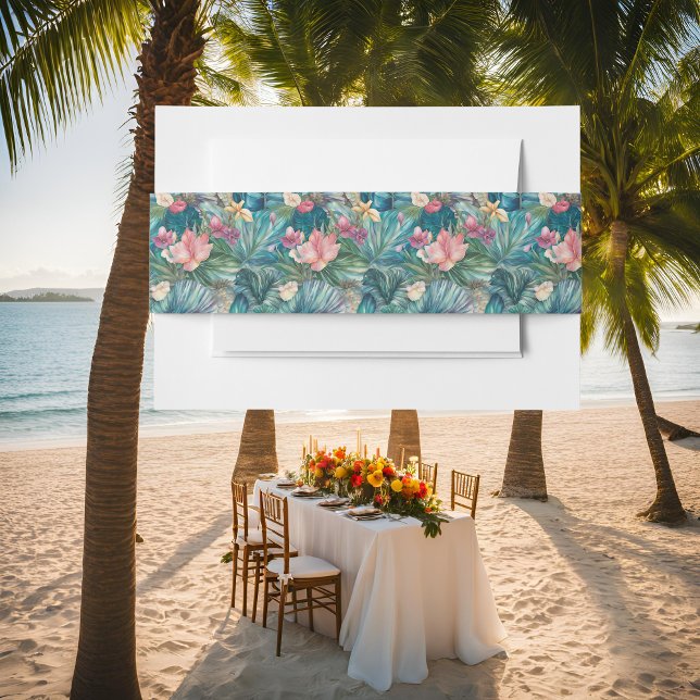 Tropical Essence Einladung Bauchband Einladungsbanderole (Von Creator hochgeladen)
