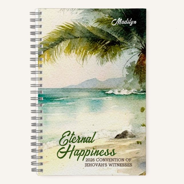 Tropical Eternal Happiness 2026 Convention Notizbuch (Vorderseite)