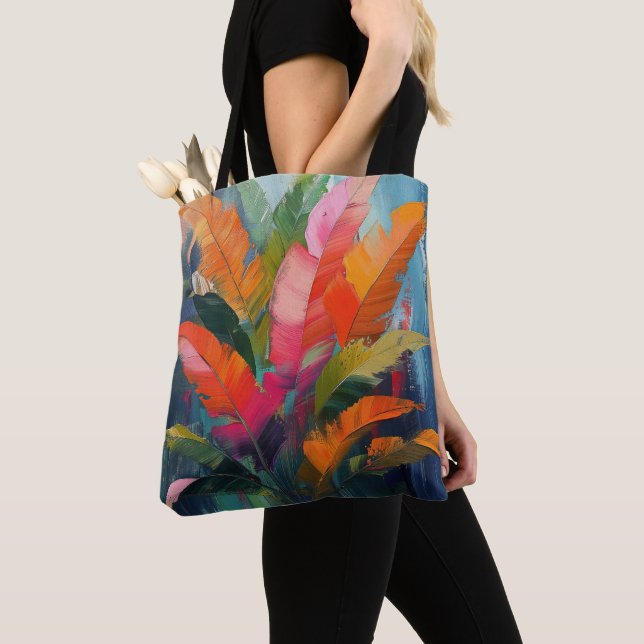 Tropical Feathers – Vibrant Botanical Abstraction (Von Nahem)