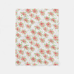 Tropical Fiesta Blume Fleecedecke