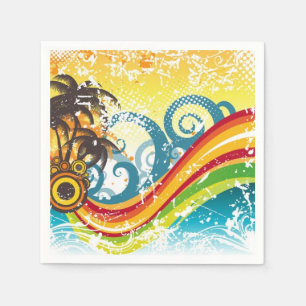 Tropical Fiesta Paper Napkins Serviette