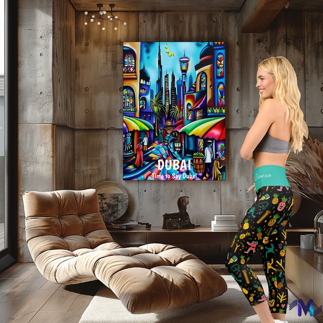 Tropical Fiesta Pattern - Spaß und farbenfroher So Capri Leggings (Von Creator hochgeladen)