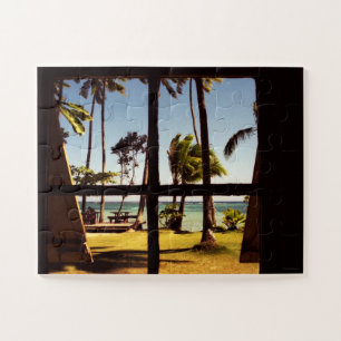 Tropical Fiji Beach Scene 11x14 30pc jpcna Puzzle