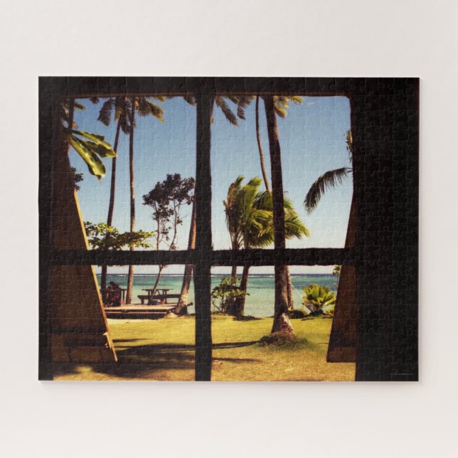 Tropical Fiji Beach Scene 16x20 520pc jpcnm Puzzle (Horizontal)