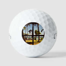 Tropical Fiji Beach Scene css gbcnm Golfball